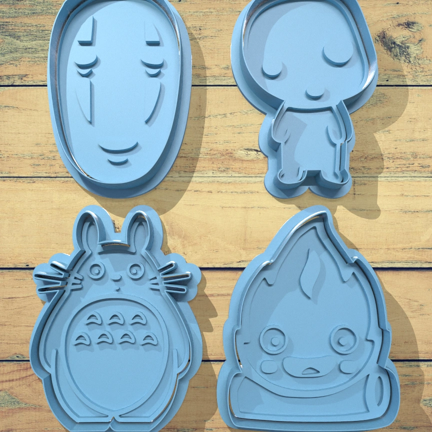 Molde de Totoro para galletas