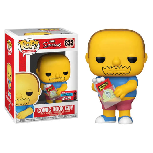 Funko Pop! Dependiente de la Tienda de Comic 832 Los Simpson Edición Limitada