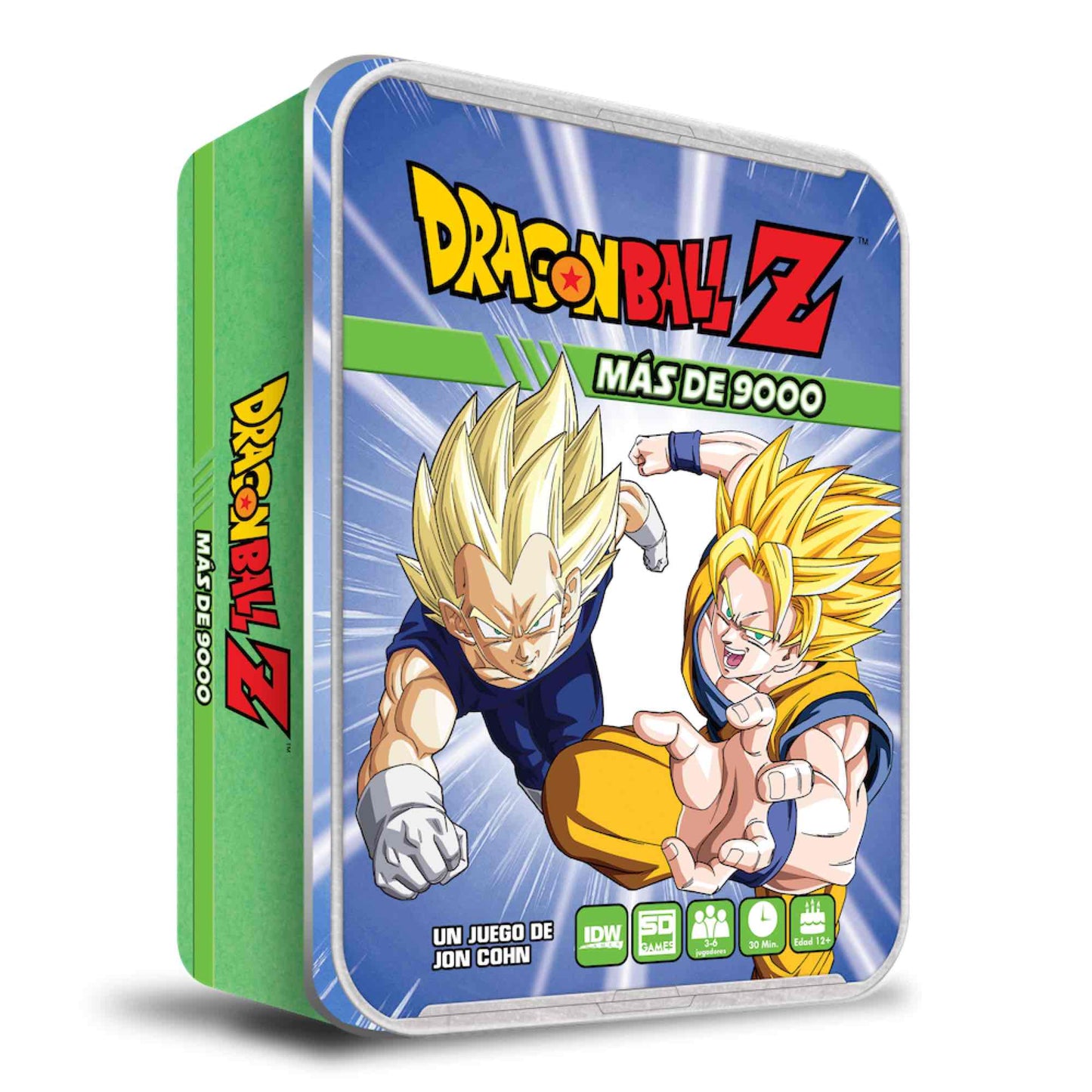 Juego de mesa Dragon Ball Z mas de 9000 PEGI 12