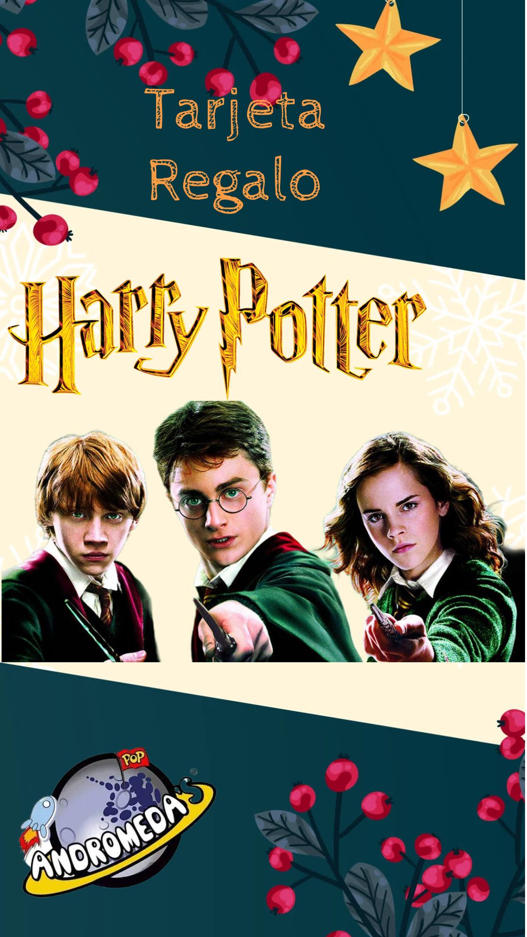 Tarjeta Regalo Harry Potter