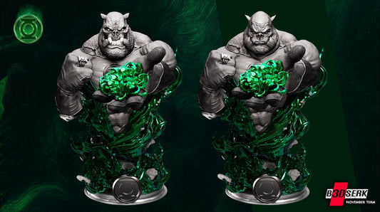 Busto Kilowog Green Lantern escala 1/4 en resina