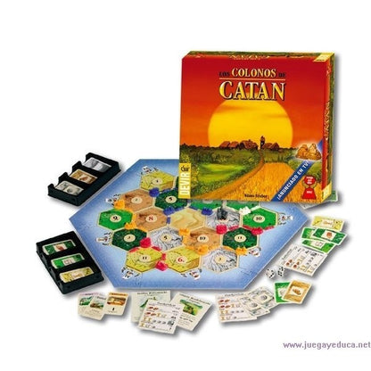 Juego de mesa Devir Colonos de catan 4 jugadores