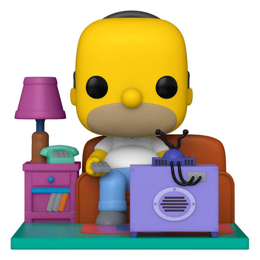 Funko Pop! The Simpsons Homer en el sofá viendo la televisión