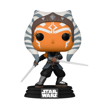 Funko Pop! Ahsoka con sables The Mandalorian Star Wars