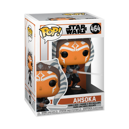 Funko Pop! Ahsoka con sables The Mandalorian Star Wars