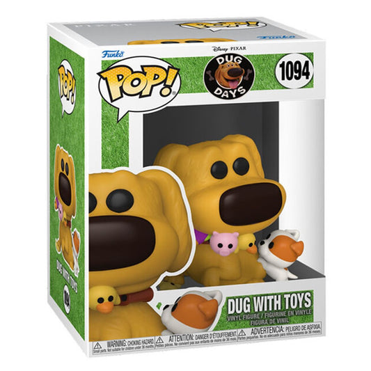 Funko Pop! Disney Up Dug Days Dug con juguetes