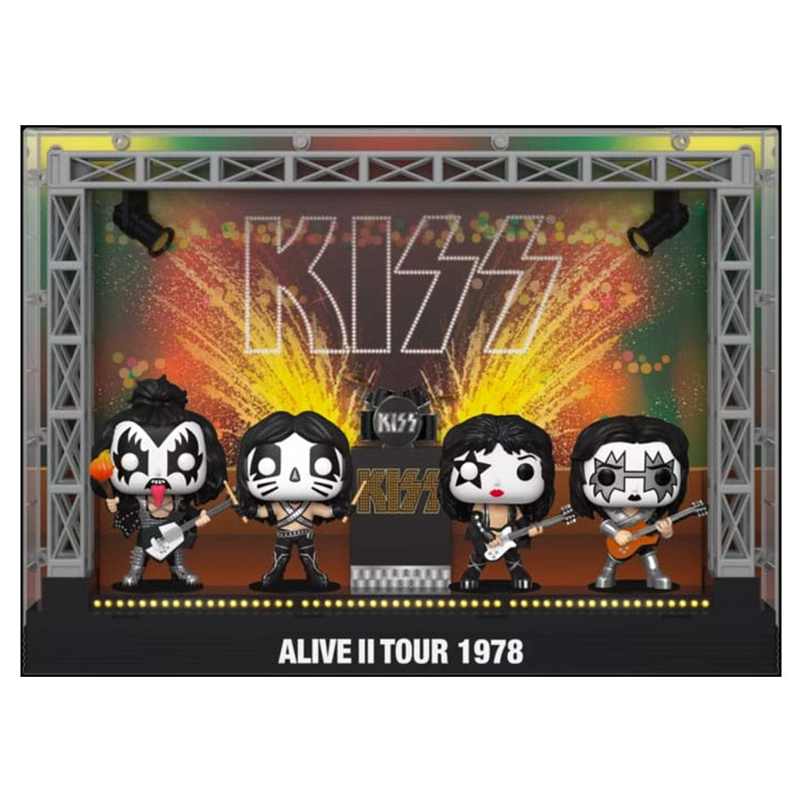 Funko Pop! Pack 4 Pops Moments DLX The Kiss Alive II 1978 Tour