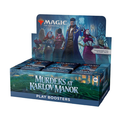 Caja de sobres Magic The Gathering Play Booster Murders At Karlov Manor ingles