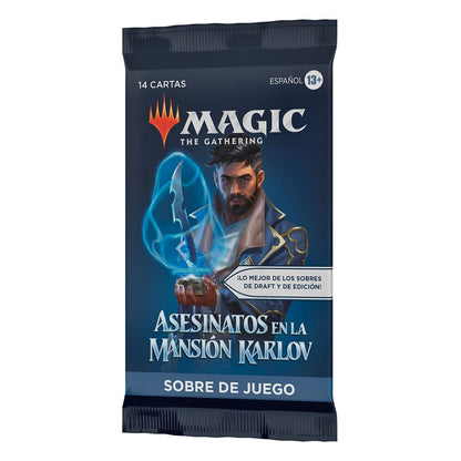 Caja de sobres Magic The Gathering Sobres de juego Asesinatos en la Mansion Karlov Español