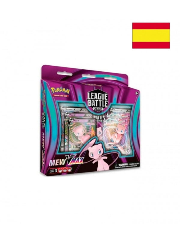 Baraja De Combate Battle Deck Display (6 Unidades) Mew VMAX. Español. Pokemon TCG