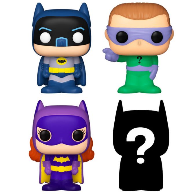 Blister 4 Figuras Bitty Pop! Batman Riddler Batgirl DC Comics