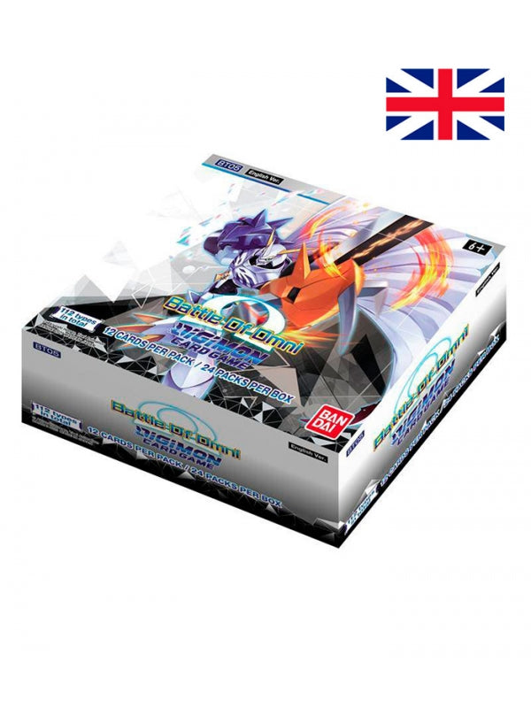 Booster Display (24 Sobres) Battle Of Omni BT05 Inglés - Cartas Digimon TCG