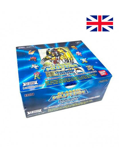 Booster Display (24 Sobres) Classic Collection EX-01 Inglés - Cartas Digimon TCG