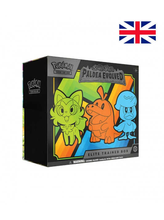 Caja De Entrenador Elite Escarlata Y Púrpura 2 Inglés. Pokemon