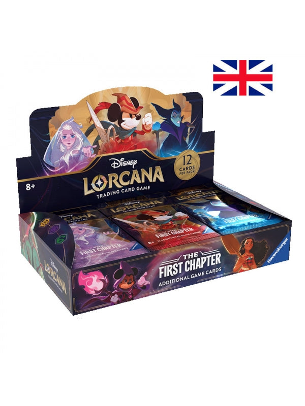 Caja De Sobres (24 Unidades) Lorcana The First Chapter - Disney - Inglés - Ravensburger