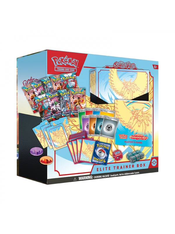 Caja Entrenador Elite Trainer Box Paradox Rift SV4 Inglés. Pokemon