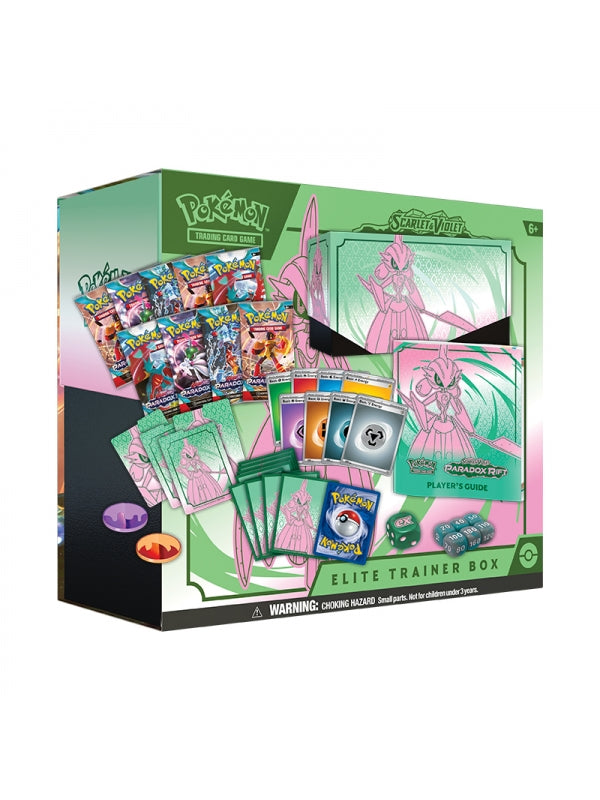 Caja Entrenador Elite Trainer Box Paradox Rift SV4 Inglés. Pokemon