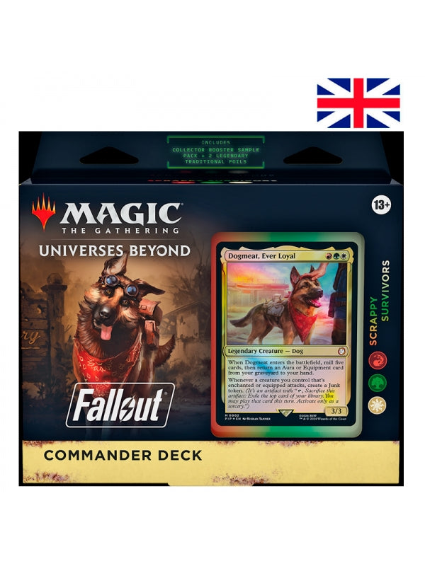 Commander Display 4 Decks Fallout Inglés - Magic The Gathering