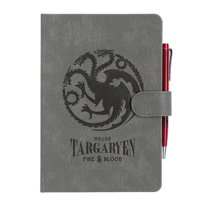 Cuaderno Premium A5 con boligrafo Juego de Tronos Casa Targaryen