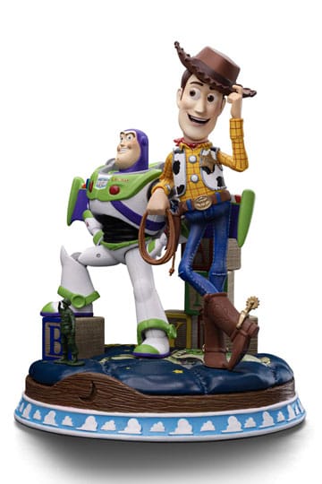 Toy Story Estatua 1/10 Deluxe Art Scale Buzz & Woody 38 cm