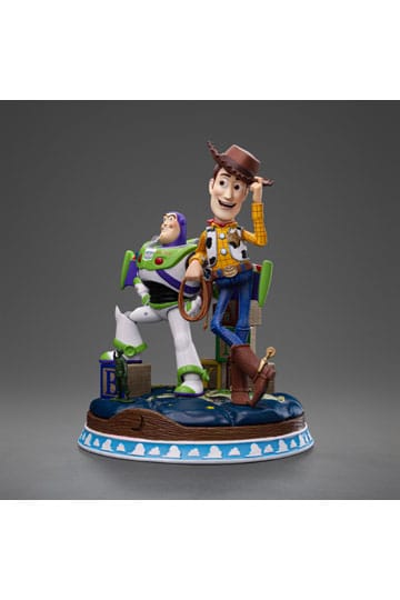 Toy Story Estatua 1/10 Deluxe Art Scale Buzz & Woody 38 cm