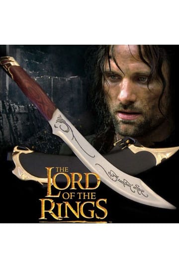 El Señor de los Anillos Réplica 1/1 Cuchillo élfico de Aragorn 50 cm