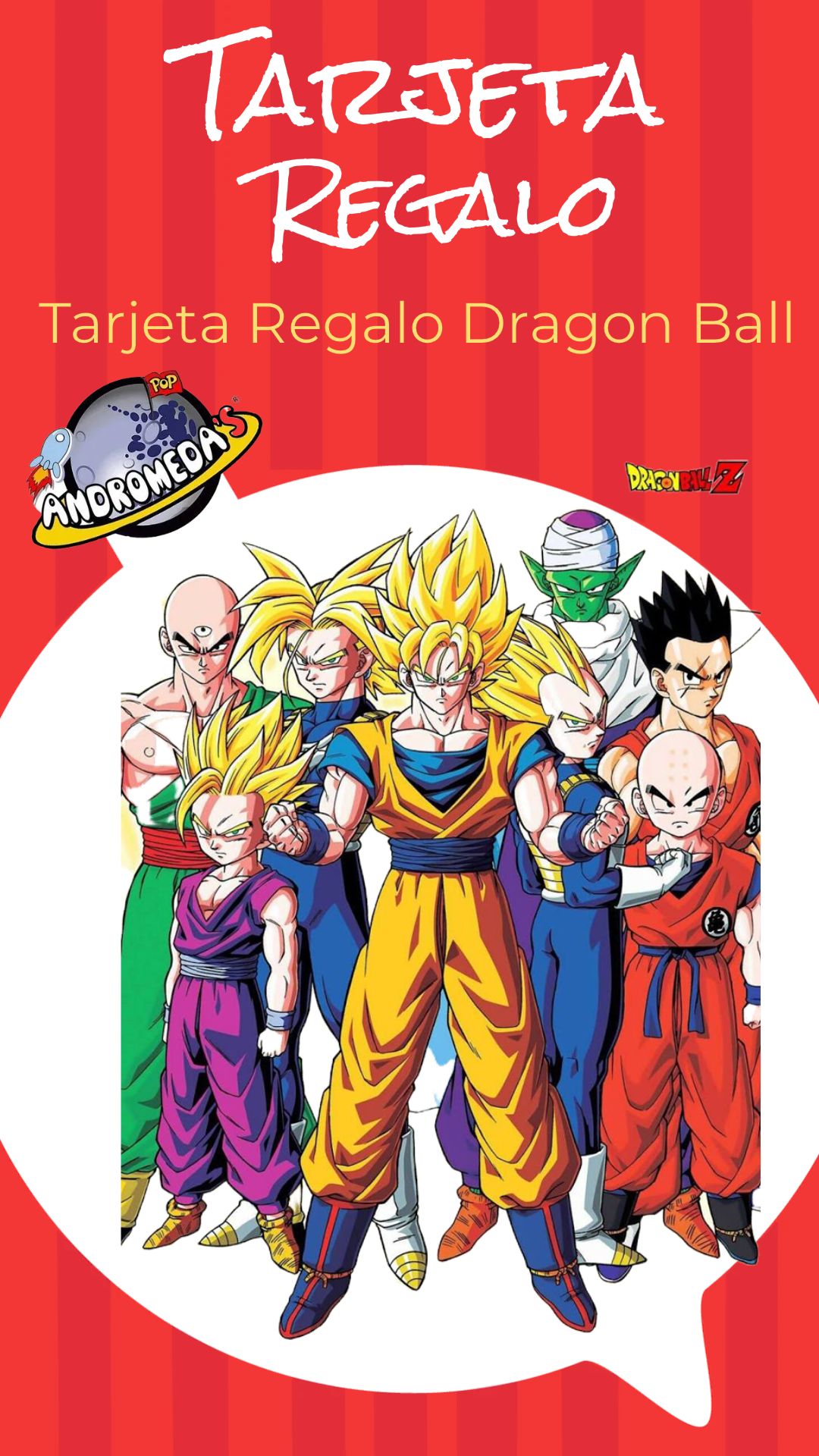 Tarjeta Regalo Dragon Ball