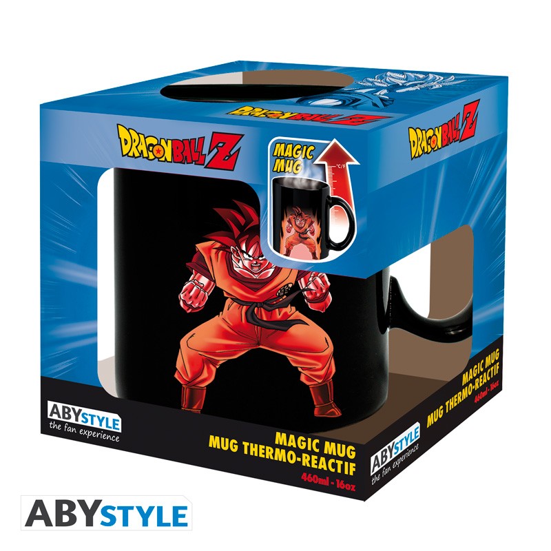 Dragon Ball Taza con cambio de calor - 460 ml - DBZ/ Goku - caja de cartón