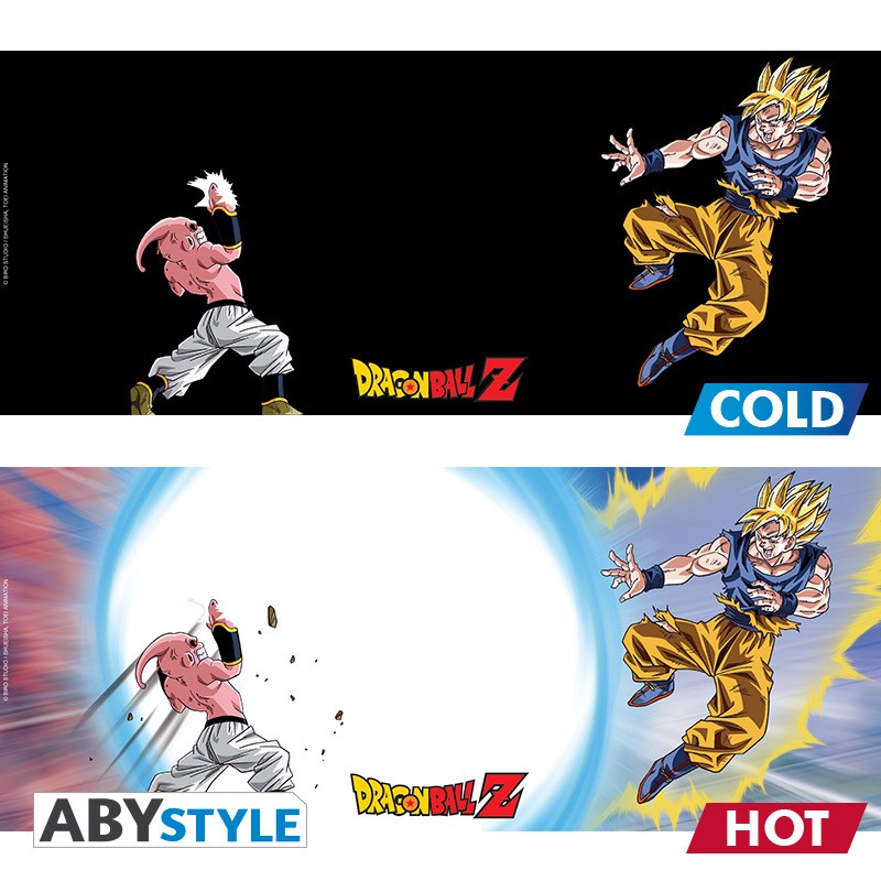 Dragon Ball Taza con cambio de calor - 460 ml - DBZ/ GokuVSBuu-cartón