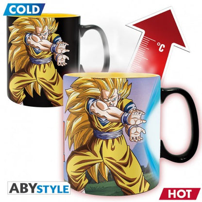 Dragon Ball Taza con cambio de calor - 460 ml -DBZ/Kamehameha-cartón