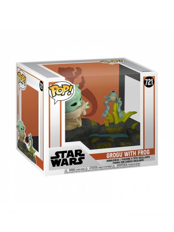 Funko Pop! Deluxe Din Grogu W/Frog - Star Wars