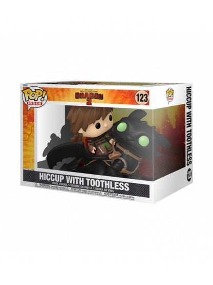 Funko Pop! Deluxe Hiccup W/Toothless - Cómo Entrenar A Tu Dragón