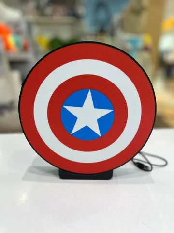 Réplica lámpara Capitán America en 3D