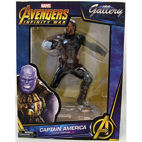 Estatua Capitan America Vengadores Avengers 3 Marvel 23cm