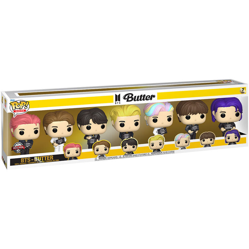 Blister 7 figuras POP BTS Butter Exclusive