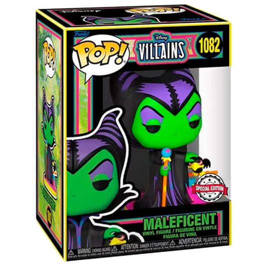 Funko Pop! Disney Villains Maleficent Black Light Exclusive