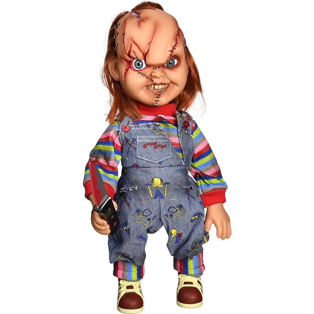 Figura Chucky El Muñeco Diabolico parlante 38cm