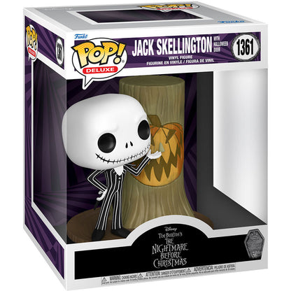 Funko Pop ! Disney Deluxe Pesadilla Antes de Navidad 30th Anniversary Jack Skellington With Halloween Door