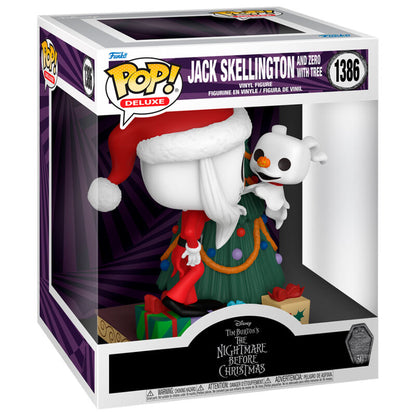 Funko Pop ! Deluxe Disney Pesadilla Antes de Navidad 30th Anniversary Jack Skellington and Zero