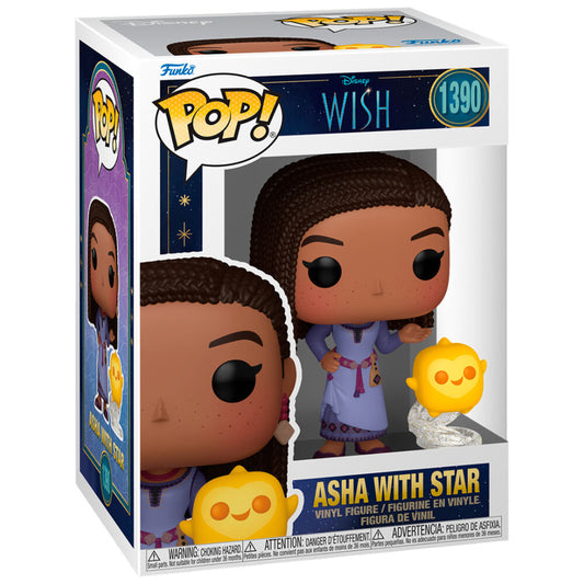 Funko Pop ! Disney Wish Asha with Star