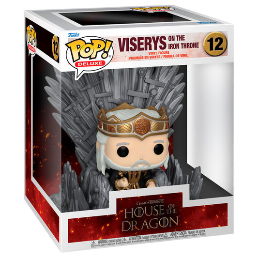 Funko Pop !Deluxe House of the Dragon Viserys on the Iron Throne