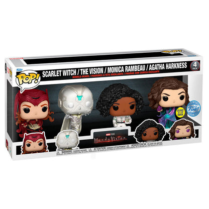 Blister 4 Funko Pop ! Marvel WandaVision Exclusive