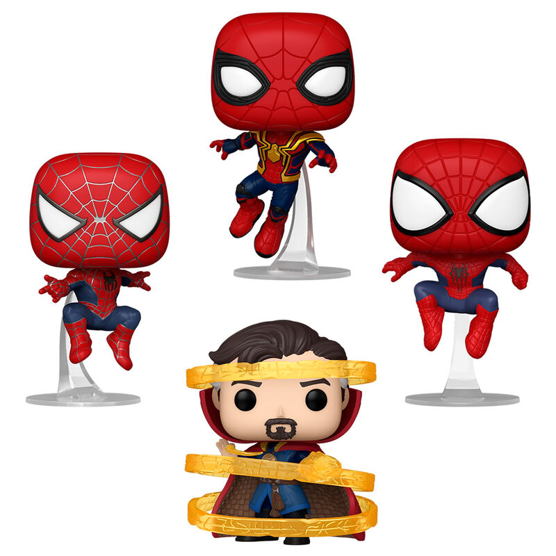 Blister 4 Funko Pop ! Marvel Spiderman No Way Home Exclusive