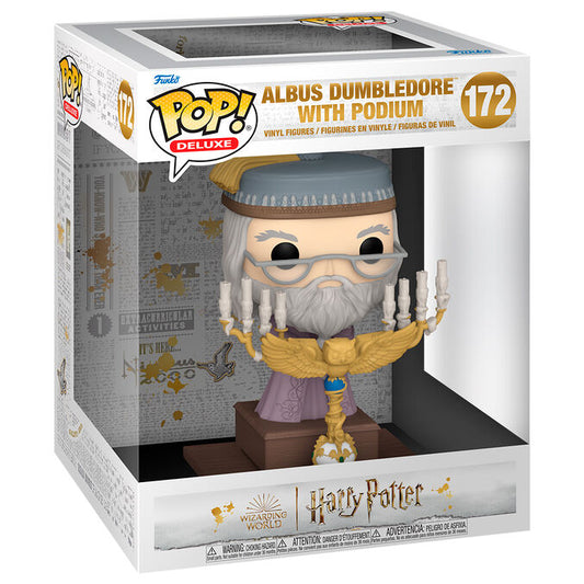 Funko Pop ! Deluxe Harry Potter and the Prisoner of Azkaban - Dumbledore with Podium