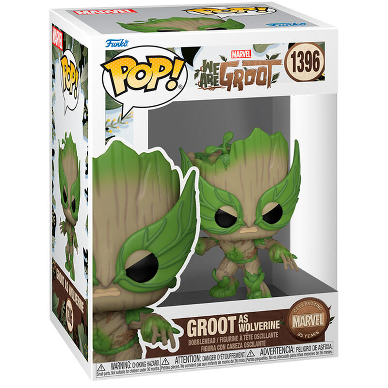 Funko Pop ! Marvel We Are Groot Groot as Wolverine