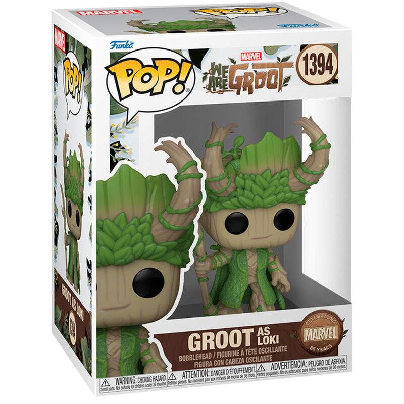 Funko Pop ! Marvel We Are Groot Groot as Loki