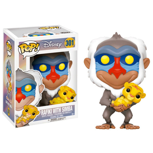 Funko Pop ! Disney El Rey Leon Rafiki con Simba