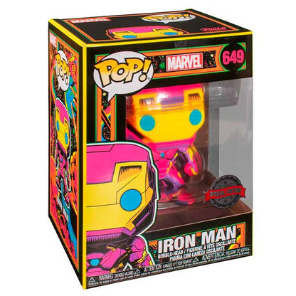 Funko Pop! Iron Man Multicolor Black Light