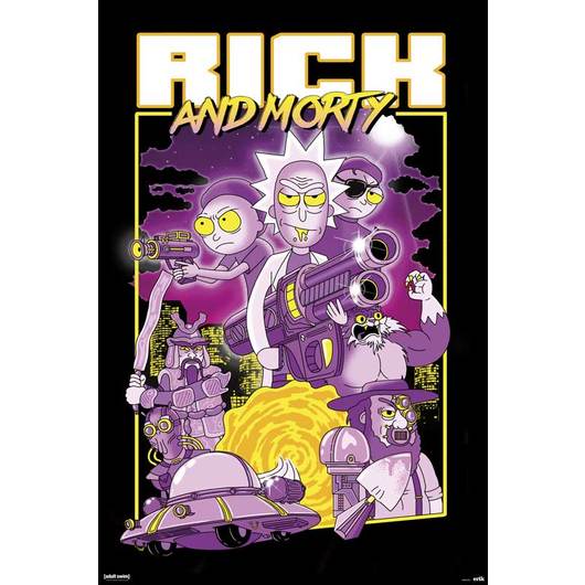 Poster Rick and Morty Characters