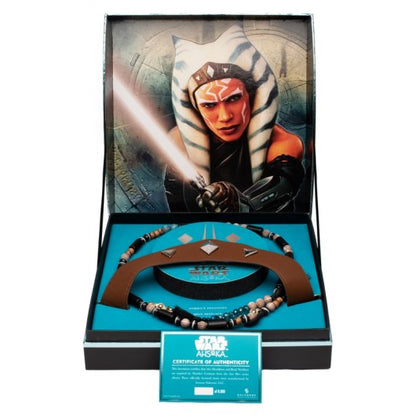 REPLICAS STAR WARS AHSOKA TANO DIADEMA Y CINTURON DE CUENTAS